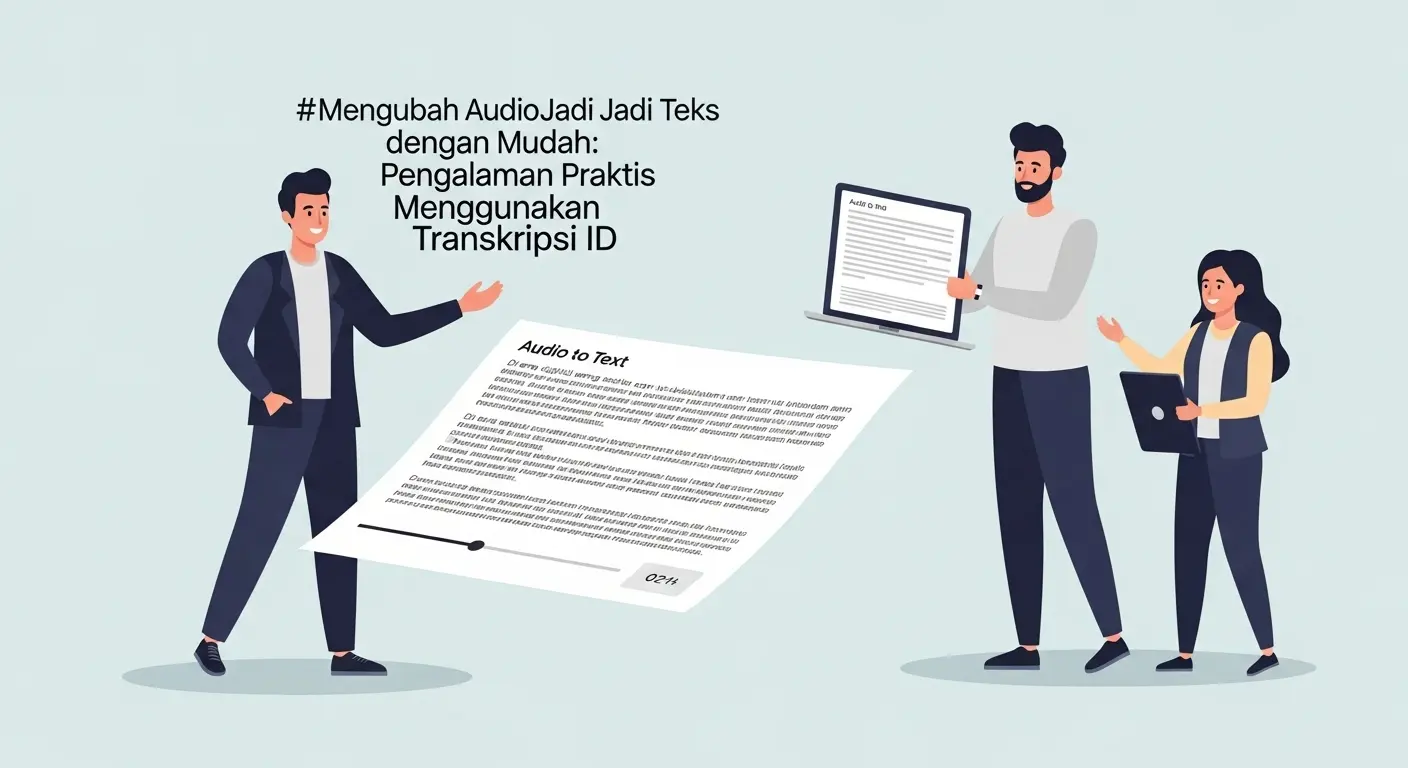 Transformasi Audio menjadi Teks: Studi Kasus Upload Audio Jadi Teks Indonesia
