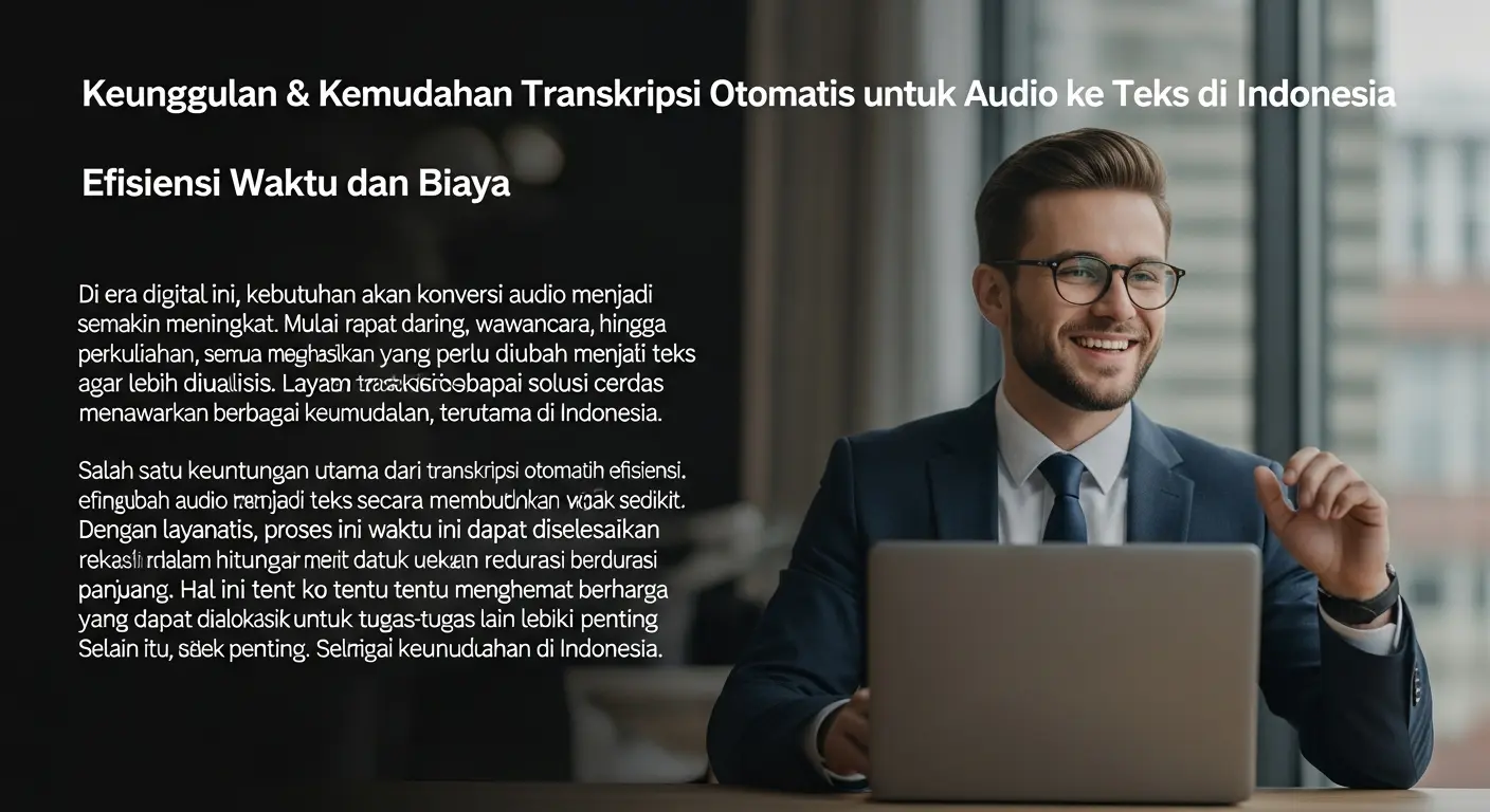 Upload Audio Jadi Teks Indonesia: Transkripsi Otomatis