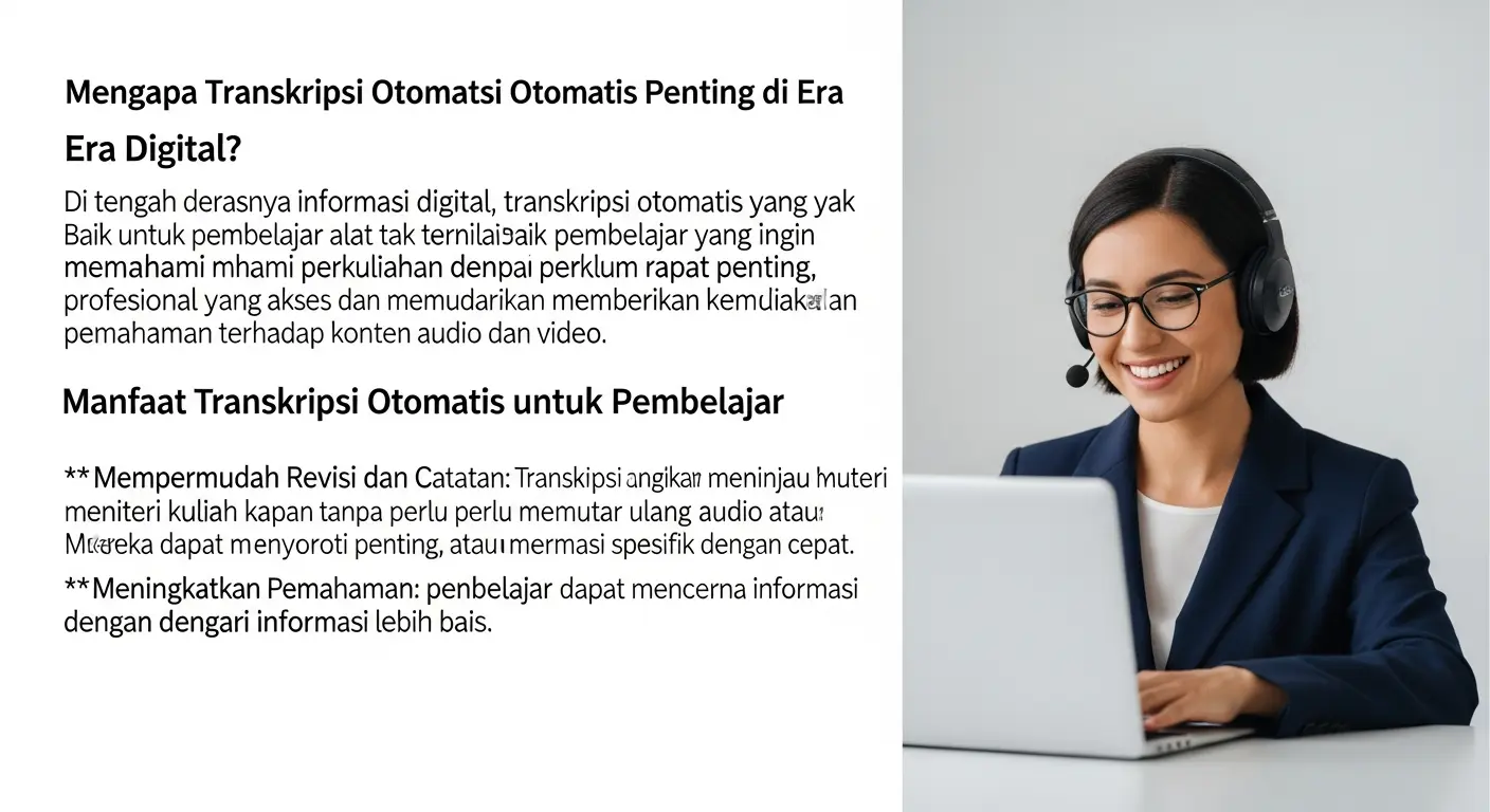 Transkripsi Subtitel Video YouTube: Solusi Cerdas untuk Pelajar