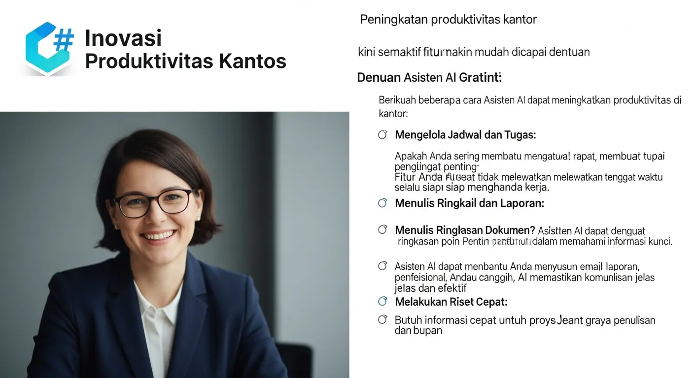Meningkatkan Produktivitas di Kantor dengan Asisten AI Gratis