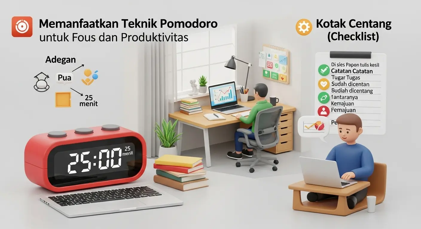 Memanfaatkan Teknik Pomodoro untuk Fokus dan Produktivitas
