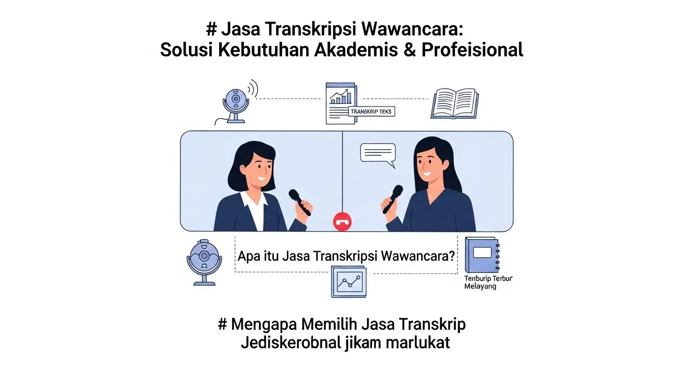 Jasa Transkripsi Wawancara: Solusi Cerdas untuk Kebutuhan Akademis