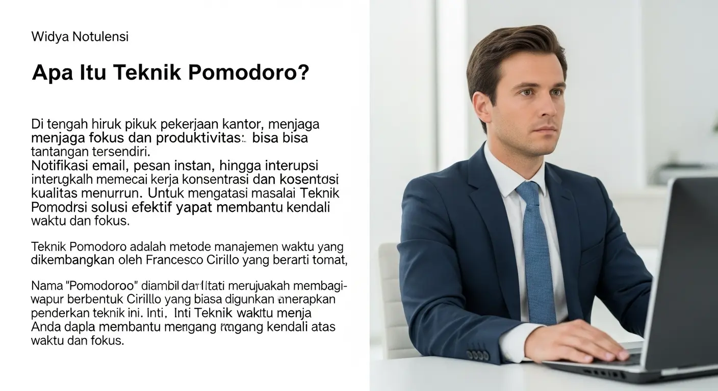 Teknik Pomodoro untuk Produktivitas: Meningkatkan Fokus di Kantor