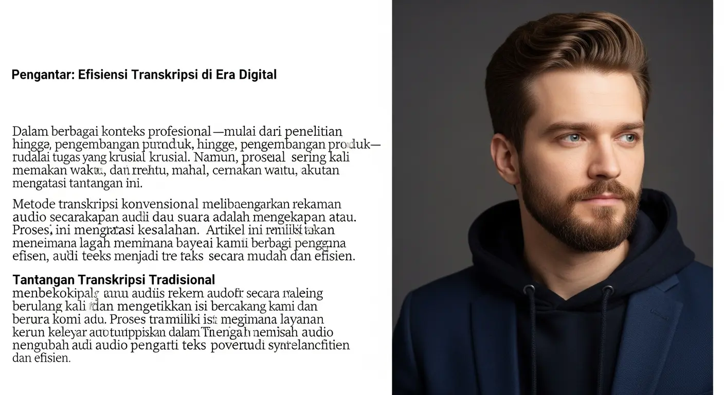 Cara Transkripsi Audio ke Teks Otomatis: Studi Kasus Penggunaan Layanan Kami