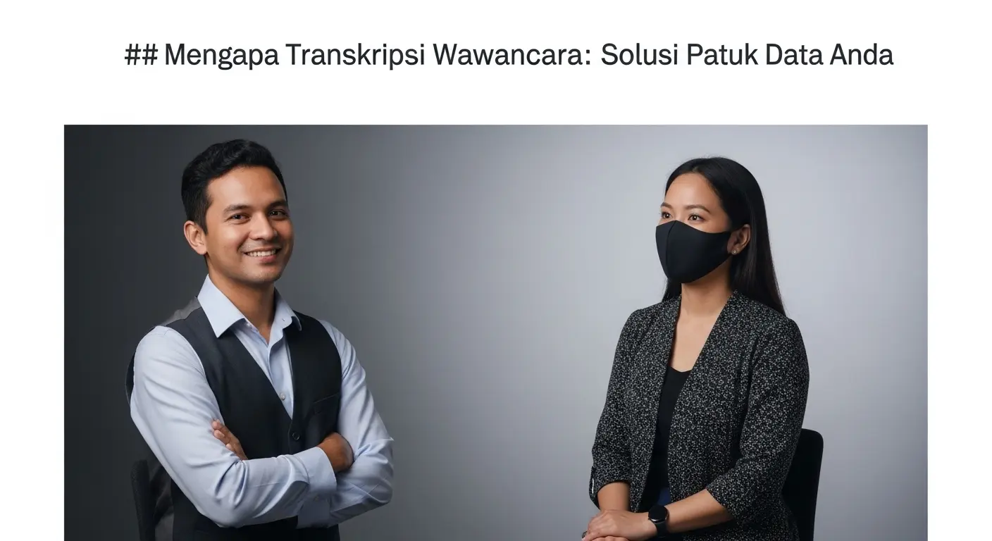 Jasa Transkripsi Wawancara yang Mudah dan Praktis