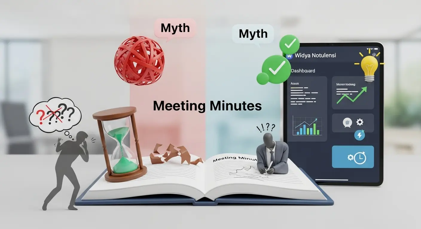 Mitos Tentang Notulen Rapat: Memahami Format Minute of Meeting