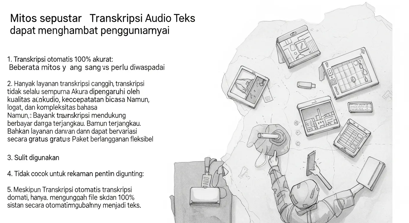 Mitos Tentang Upload Audio Jadi Teks Indonesia: Apa yang Harus Anda Ketahui