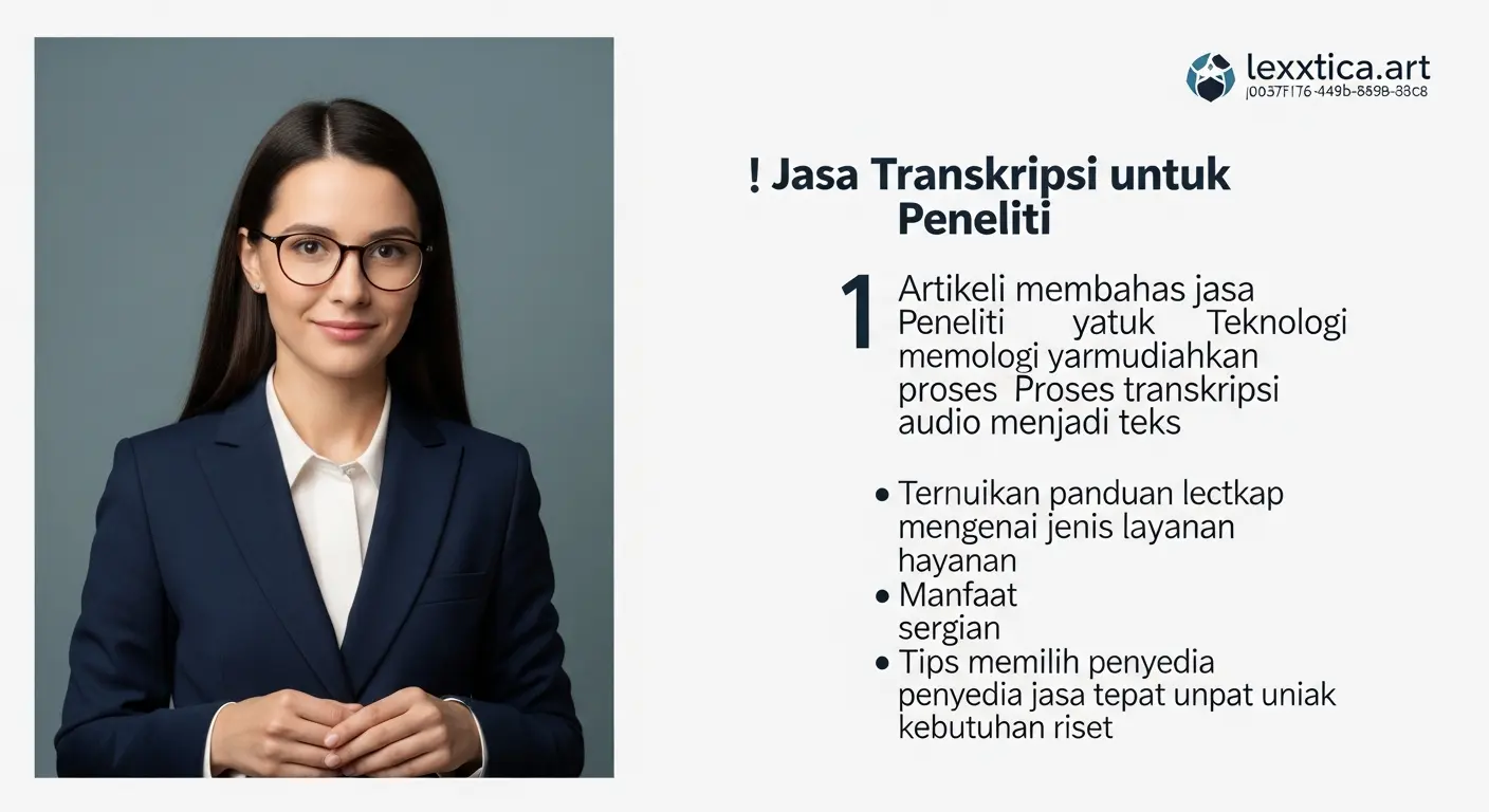 Jasa Transkripsi untuk Peneliti: Panduan Lengkap
