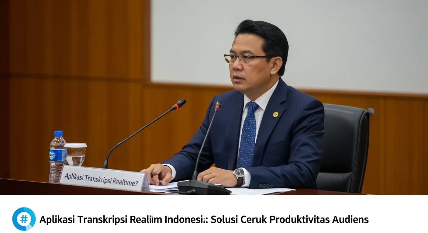 Aplikasi Transkripsi Realtime Indonesia: Solusi Cerdas untuk Audiens