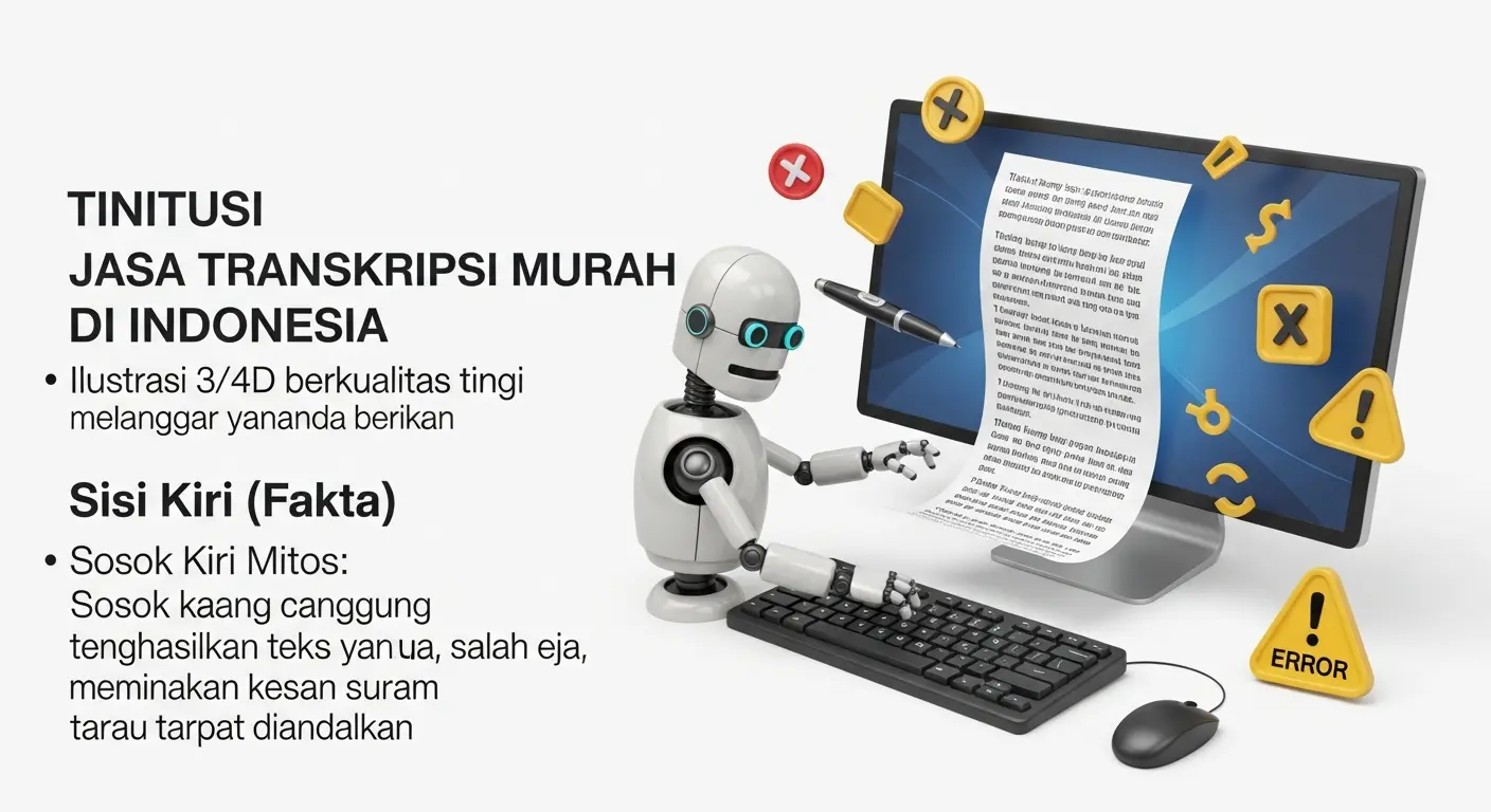 Mitos dan Fakta: Jasa Transkripsi Murah Indonesia