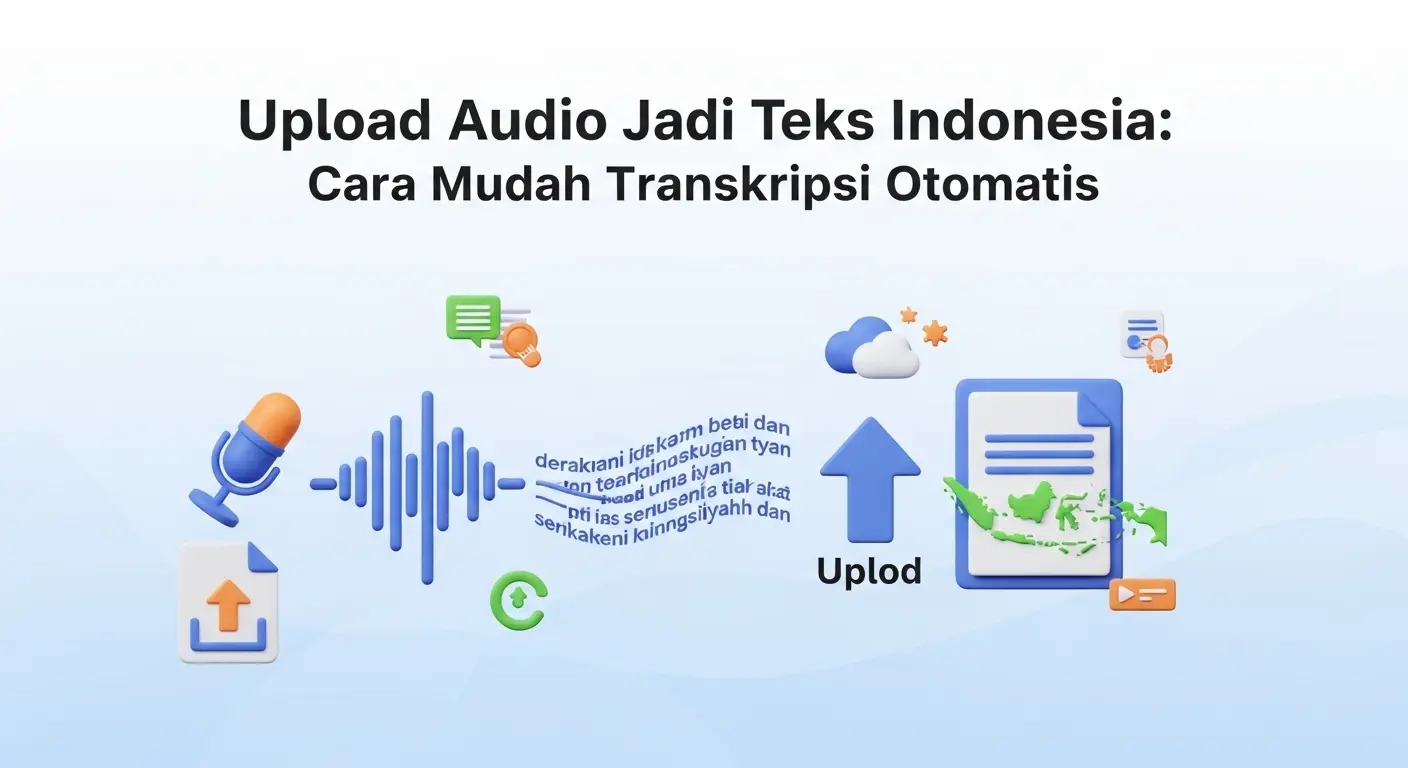 Upload Audio Jadi Teks Indonesia: Cara Mudah Transkripsi Otomatis