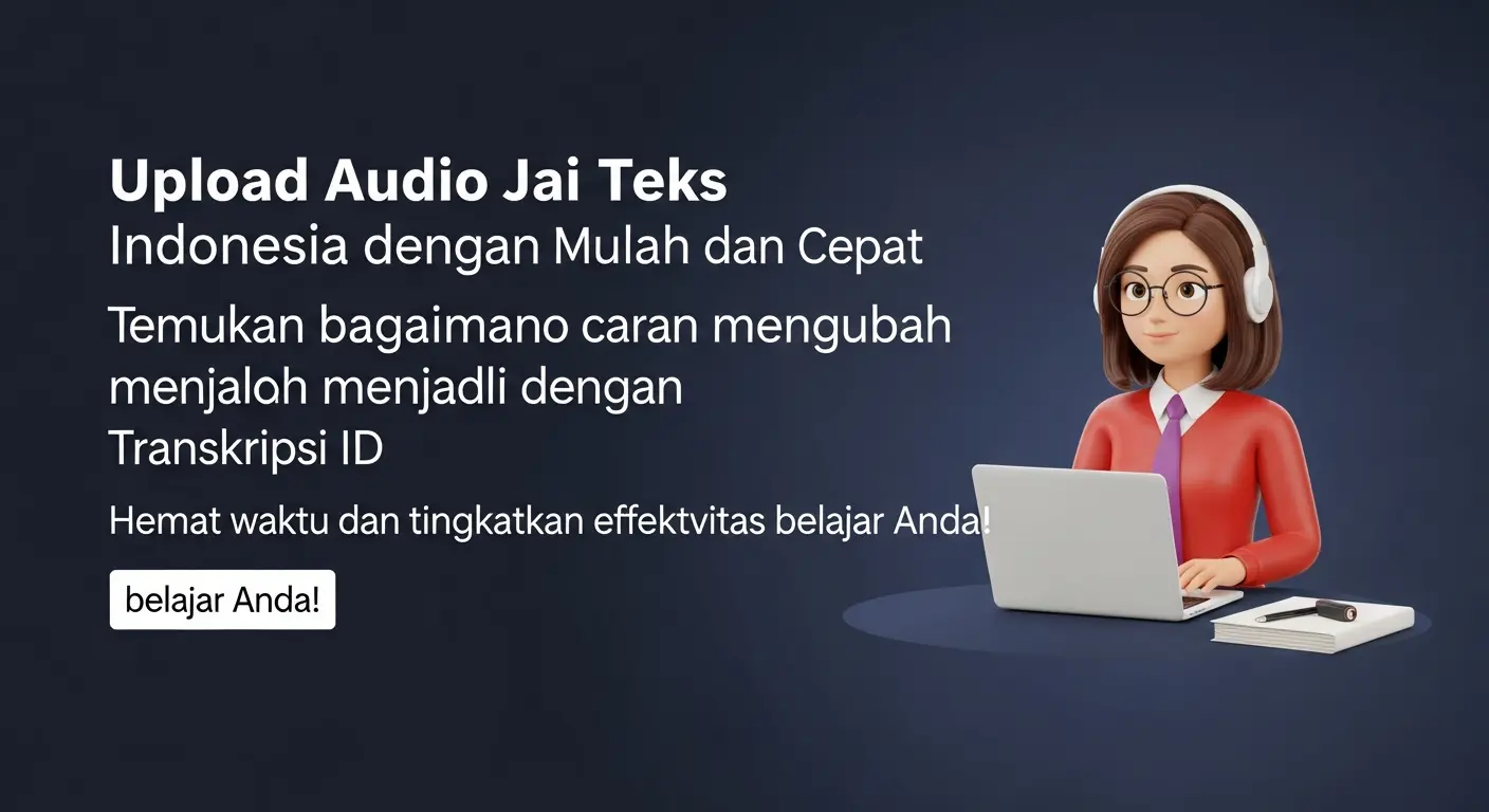 Upload Audio Jadi Teks Indonesia dengan Mudah dan Cepat