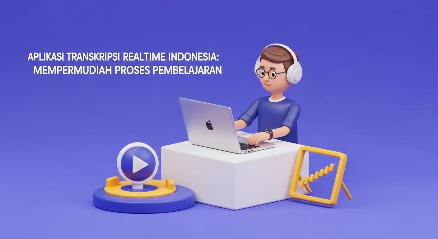 Aplikasi Transkripsi Realtime Indonesia: Mempermudah Proses Pembelajaran