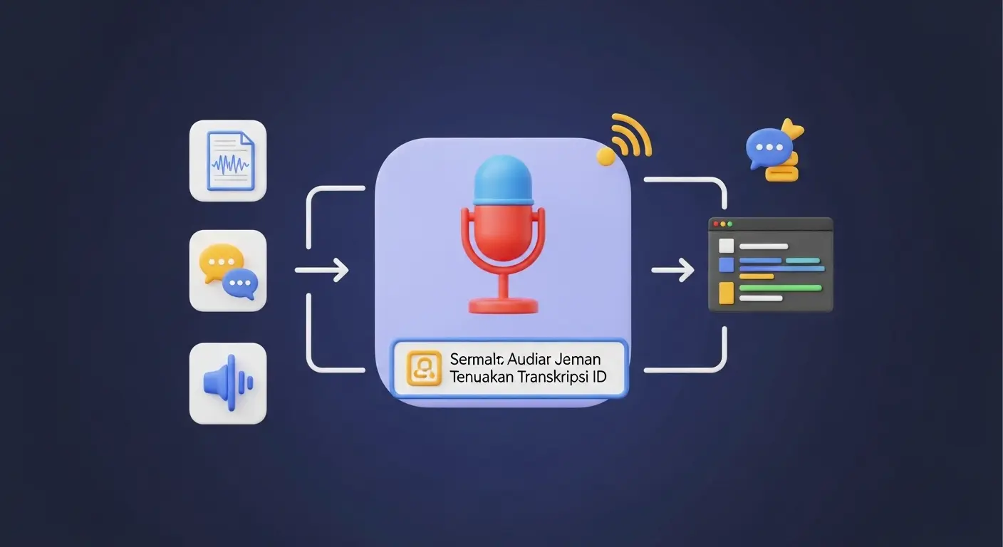 Konversi Audio ke Teks Bahasa Indonesia dengan Mudah