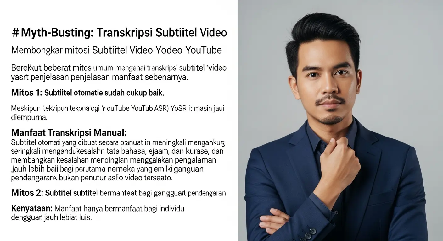 Myth-Busting: Transkripsi Subtitel Video YouTube
