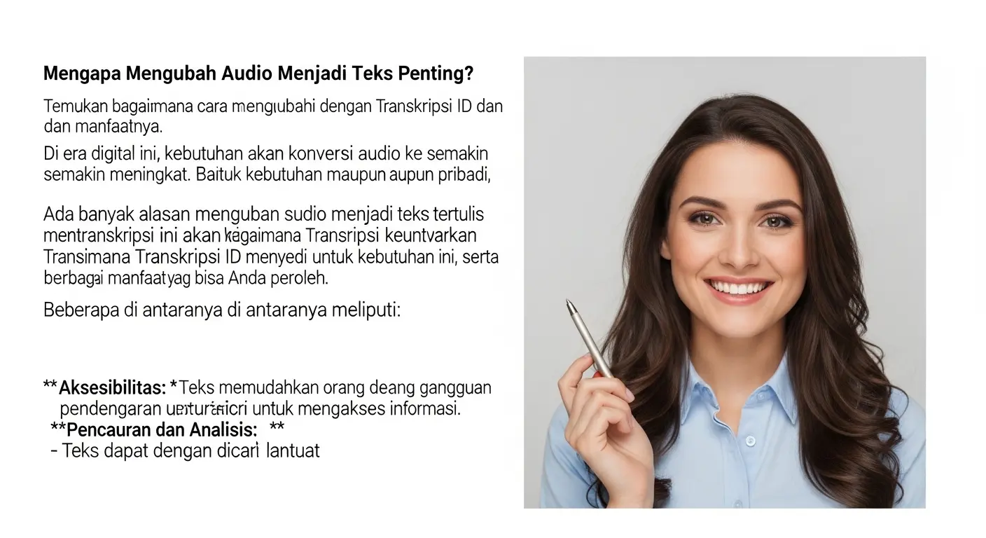 Upload Audio Jadi Teks Indonesia: Solusi Praktis Transkripsi