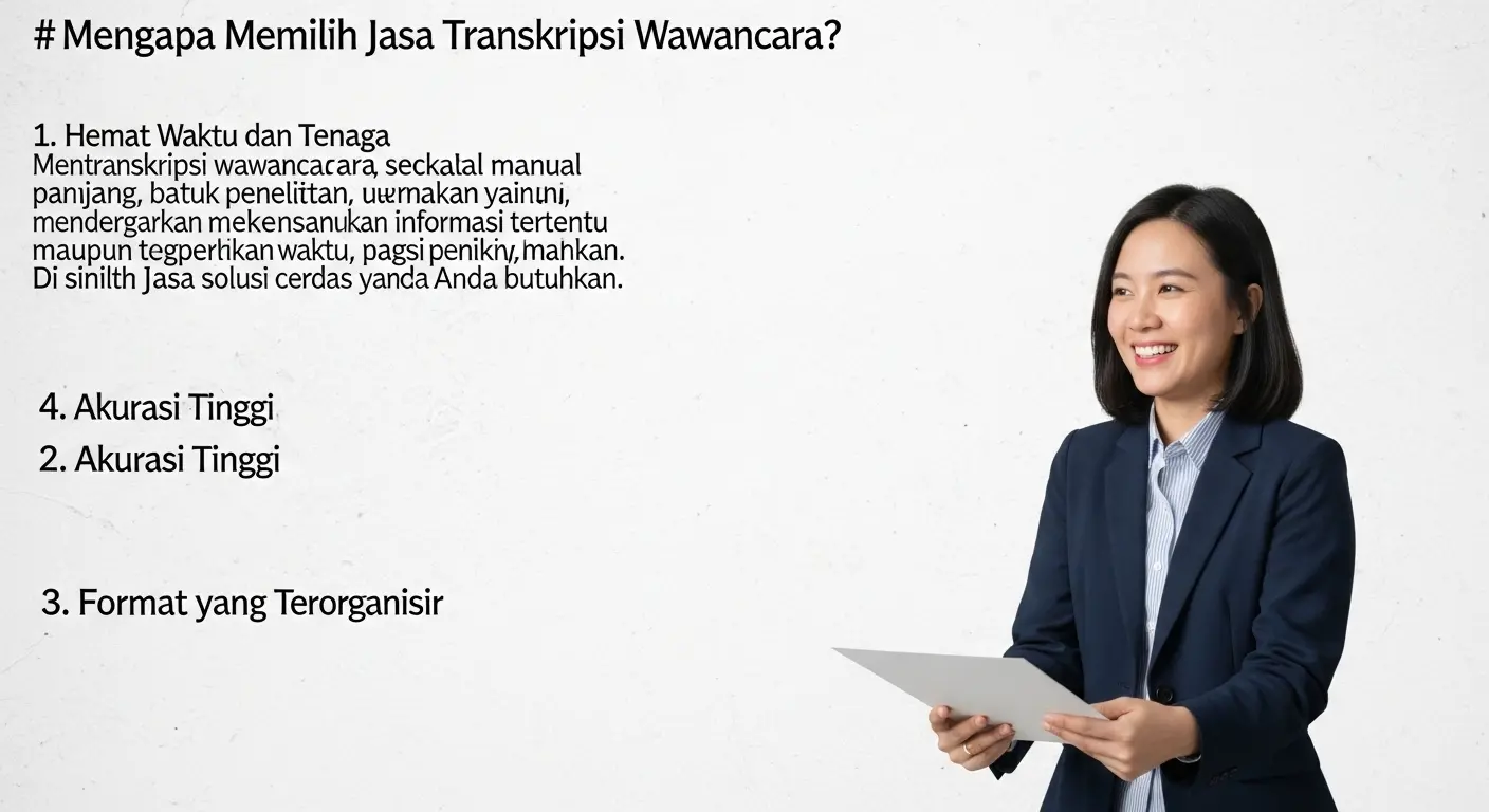 Jasa Transkripsi Wawancara: Solusi Cerdas untuk Anda