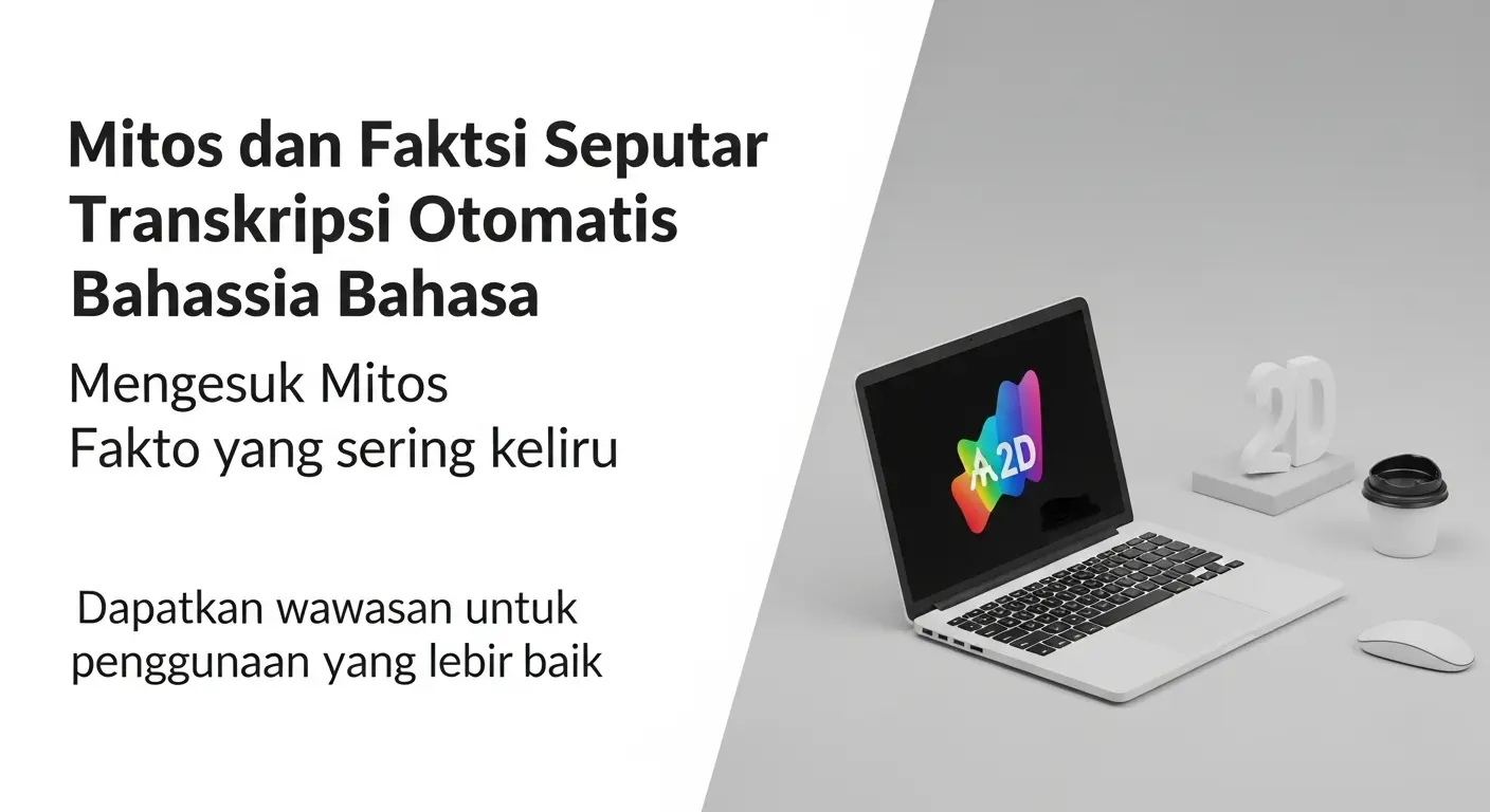 Mitos dan Fakta Seputar Transkripsi Otomatis Bahasa Indonesia