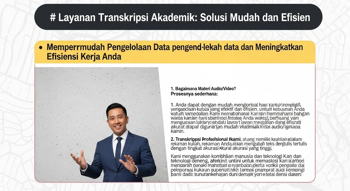 Layanan Transkripsi Akademik: Solusi Mudah dan Efisien