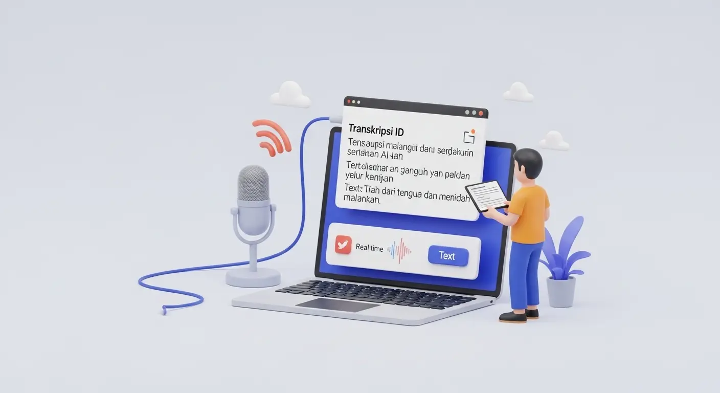 Konversi Audio ke Teks Bahasa Indonesia: Solusi Transkripsi Otomatis yang Efisien