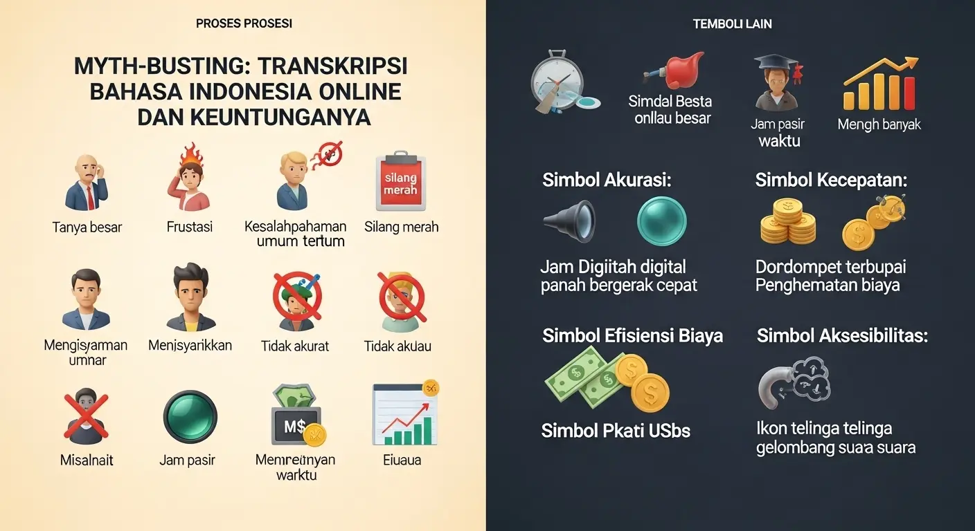 Myth-Busting: Transkripsi Bahasa Indonesia Online dan Keuntungannya