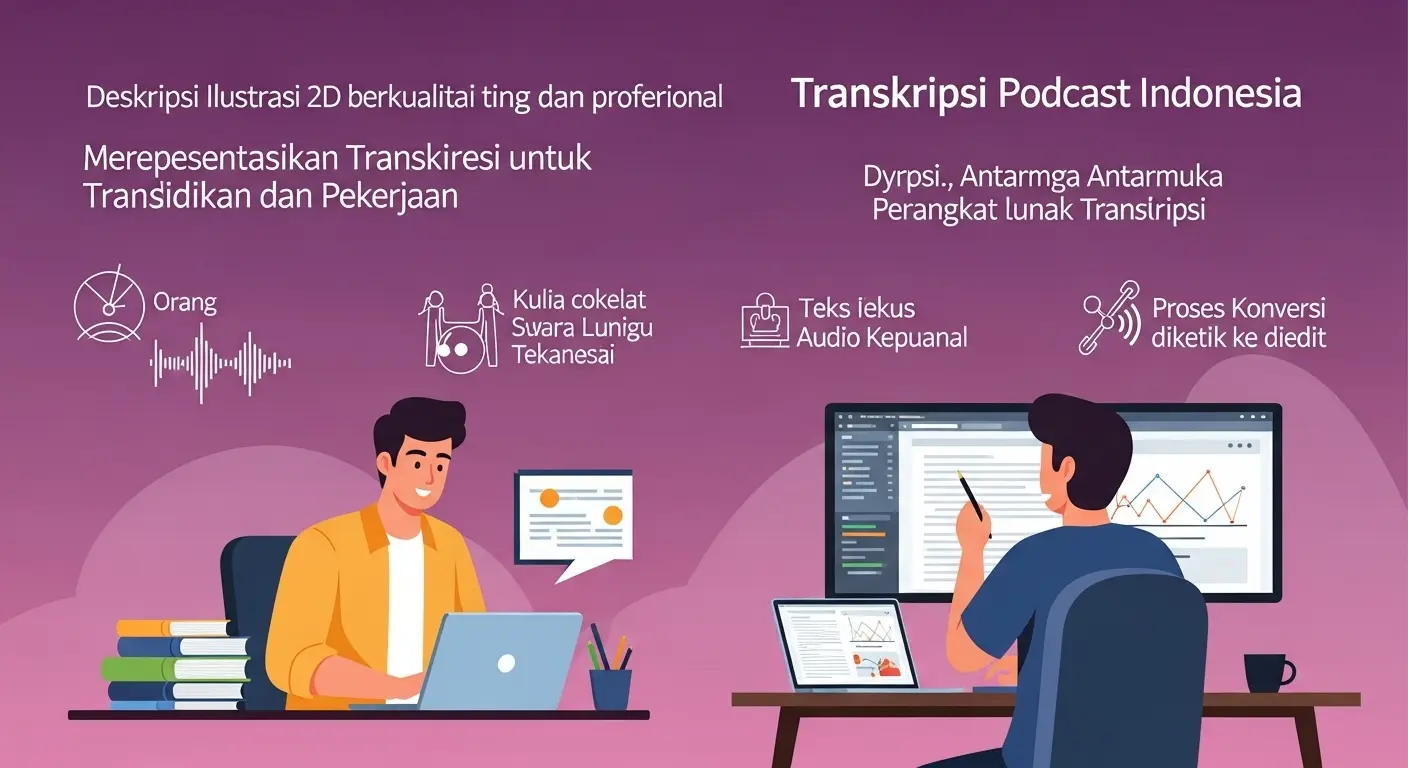 Transkripsi Podcast Indonesia: Hai Kita Ubah Audio Menjadi Teks