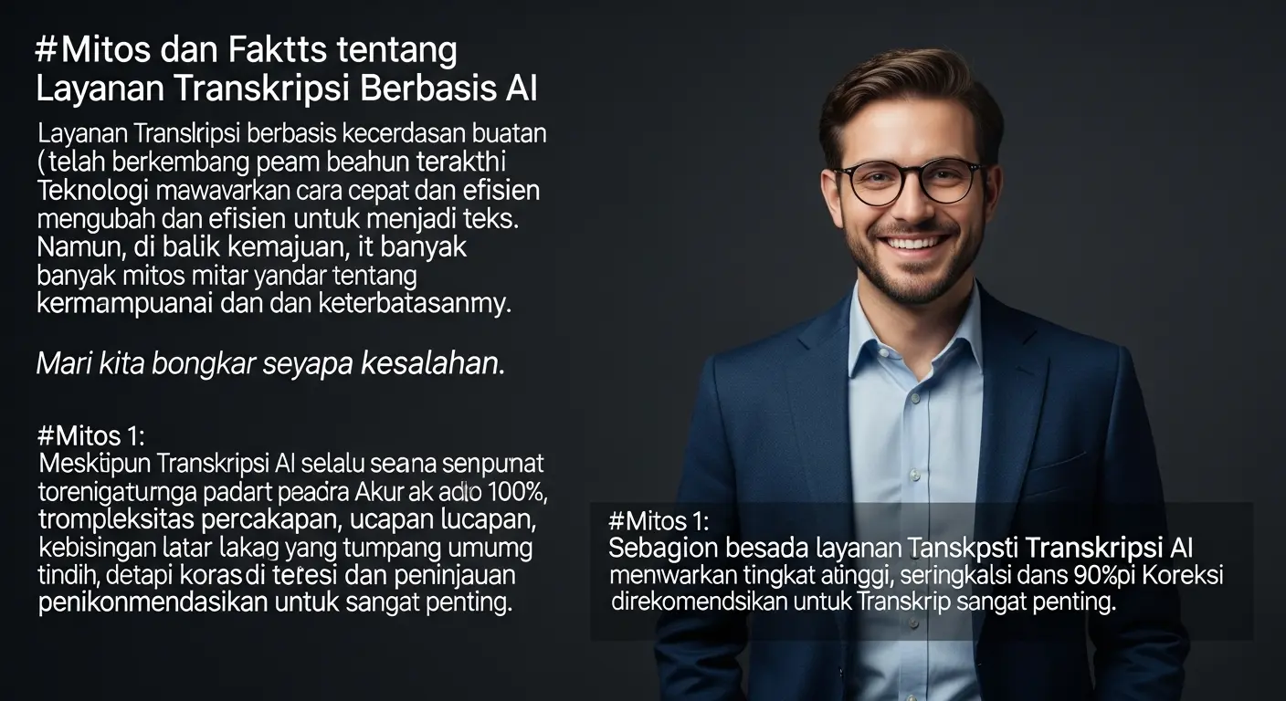 Mitos dan Fakta tentang Layanan Transkripsi Berbasis AI
