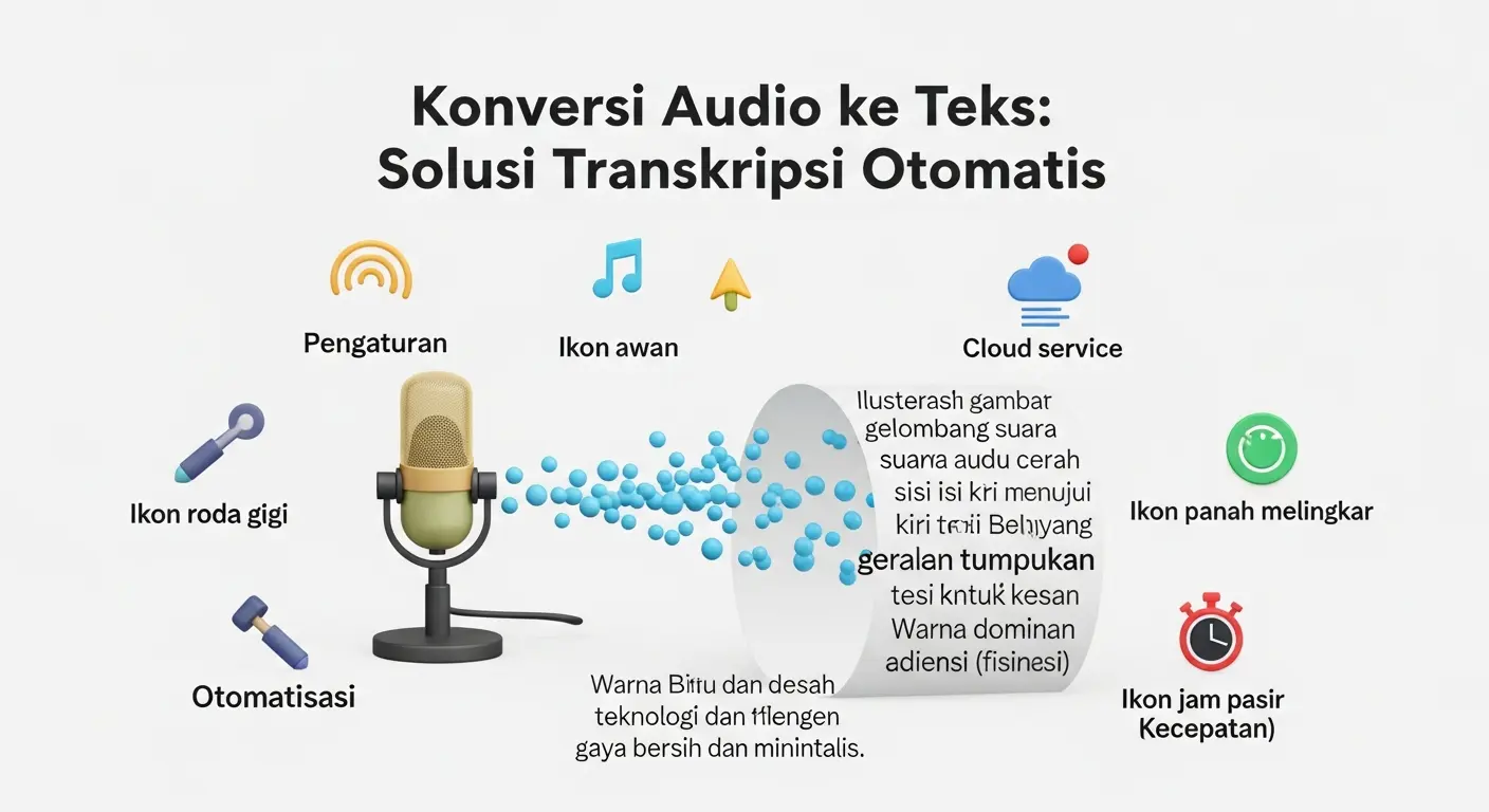 Konversi Audio ke Teks: Solusi Transkripsi Otomatis