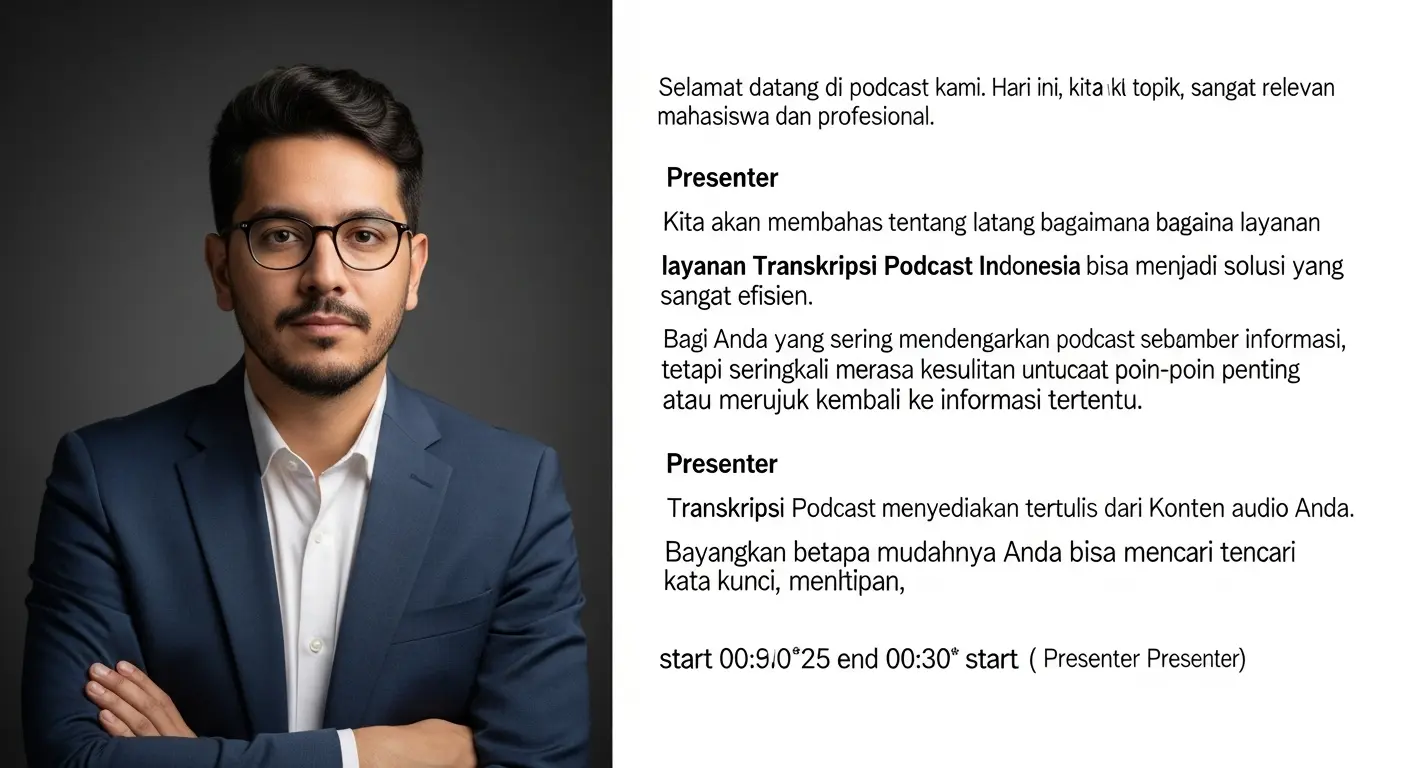 Transkripsi Podcast Indonesia: Memudahkan Mahasiswa dan Profesional