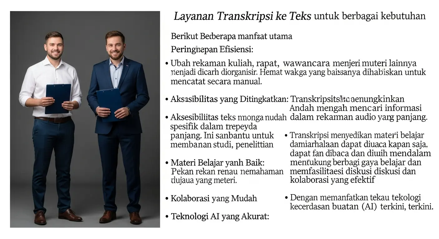 Layanan Transkripsi Audio ke Teks: Solusi Cerdas bagi Mahasiswa