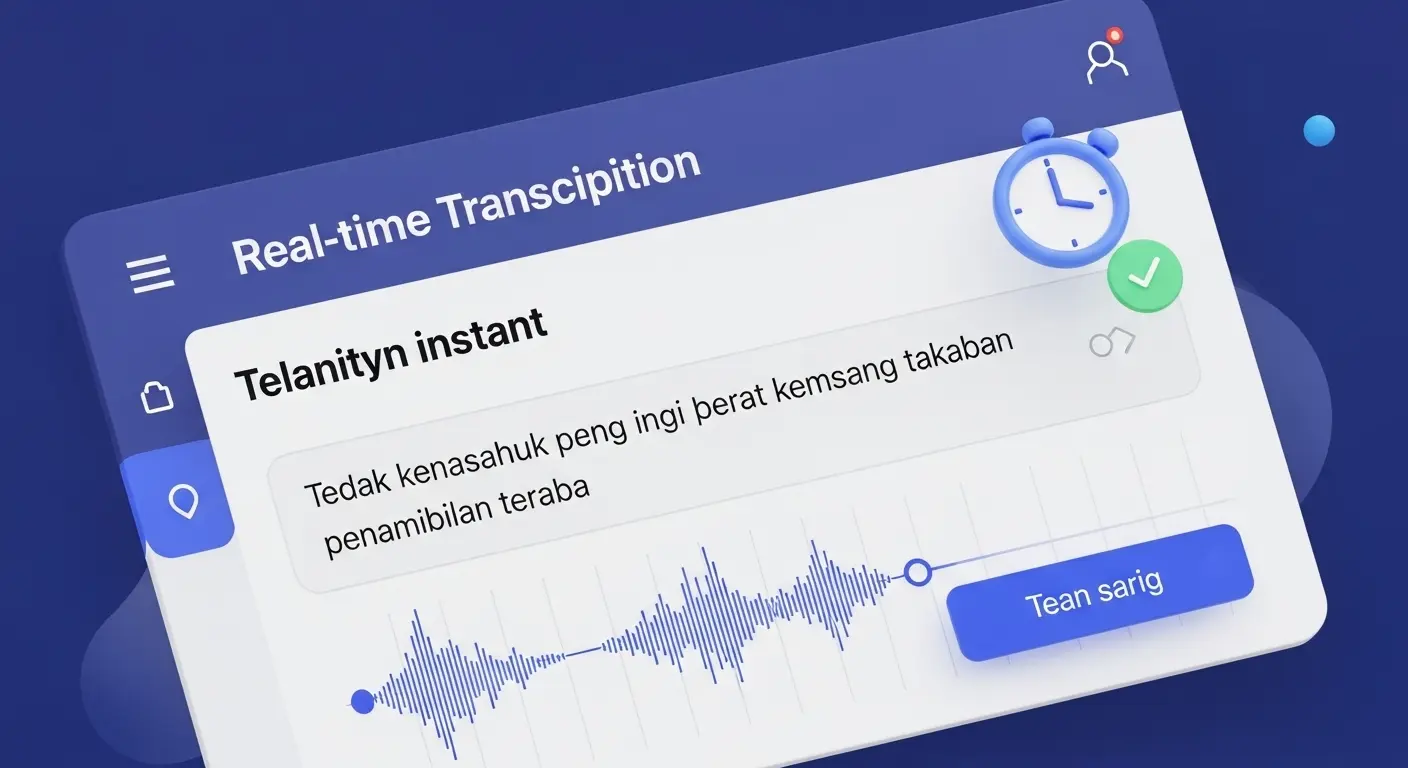 Aplikasi Transkripsi Real-time Indonesia: Hemat Waktu untuk Kamu