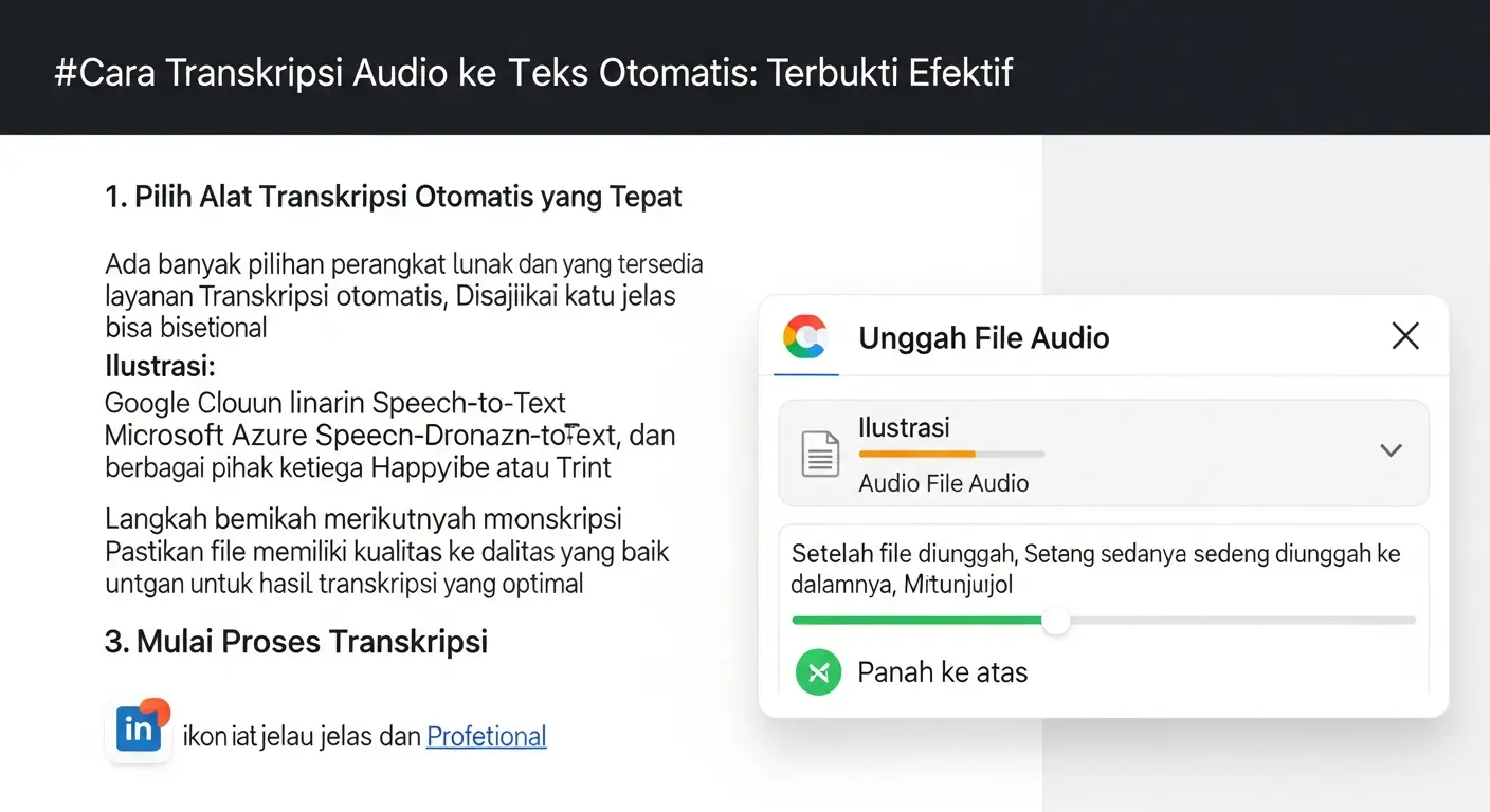 Cara Transkripsi Audio ke Teks Otomatis: Terbukti Efektif