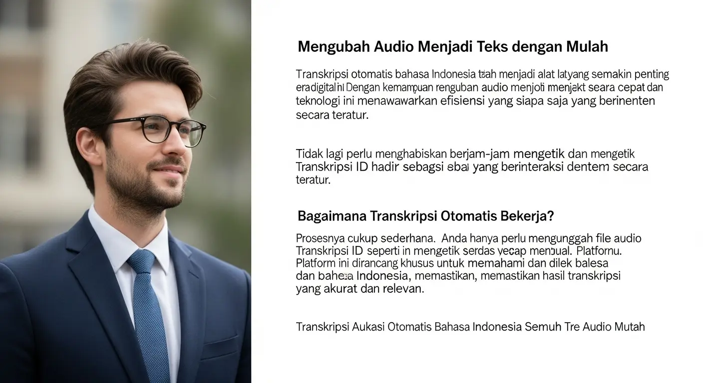 Transkripsi Otomatis Bahasa Indonesia: Solusi Mudah untuk Kita