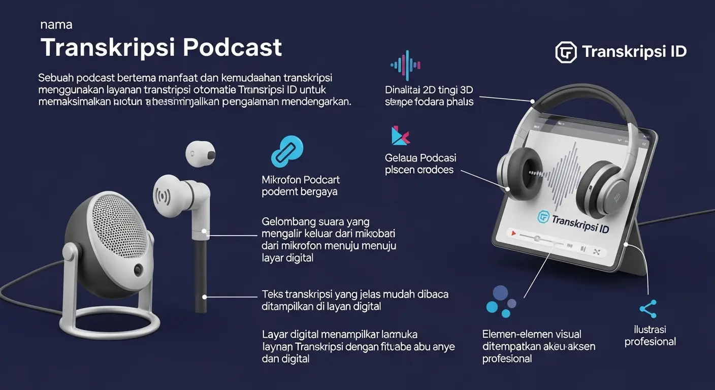 Transkripsi Podcast Indonesia: Manfaat dan Kemudahan