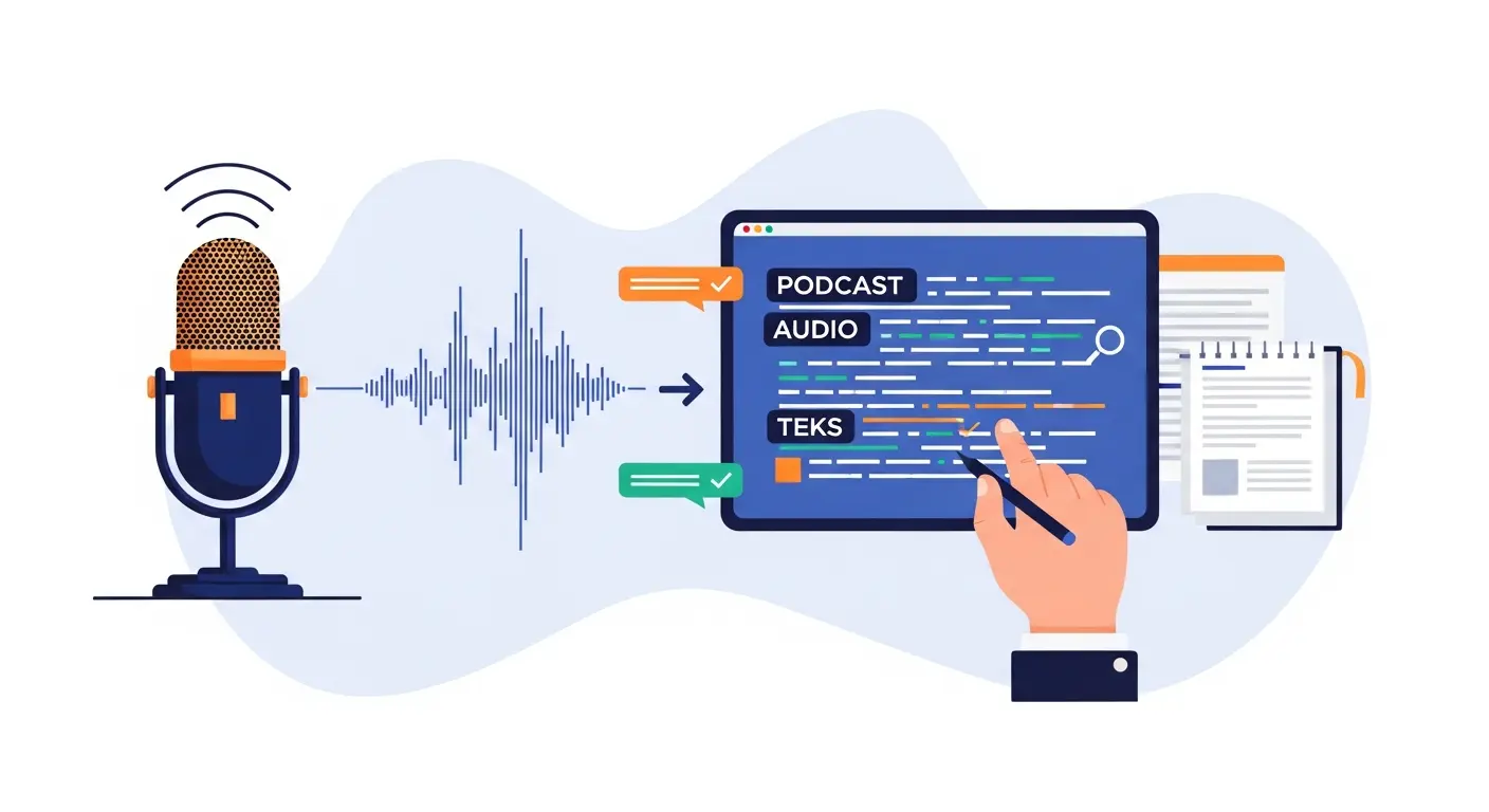 Transkripsi Podcast Indonesia: Mudah Mengubah Audio Menjadi Teks