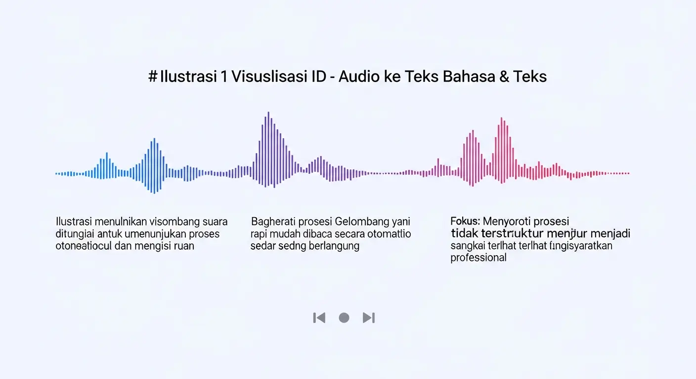 Konversi Audio ke Teks Bahasa Indonesia: Solusi Efisien