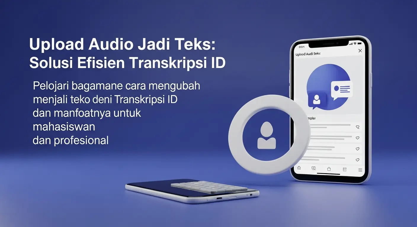 Upload Audio Jadi Teks: Solusi Efisien dengan Transkripsi ID