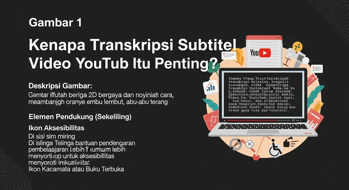 Kenapa Transkripsi Subtitel Video YouTube Itu Penting?