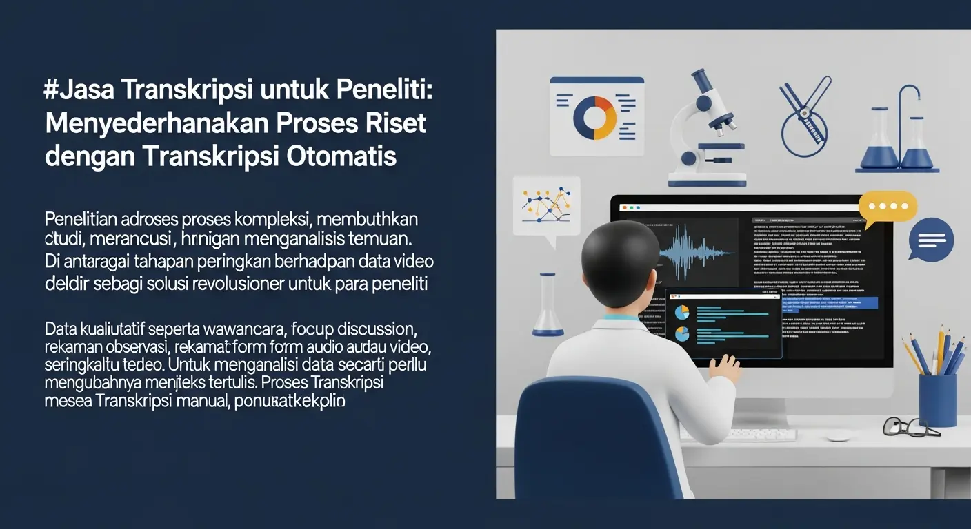 Jasa Transkripsi untuk Peneliti: Menyederhanakan Proses Riset