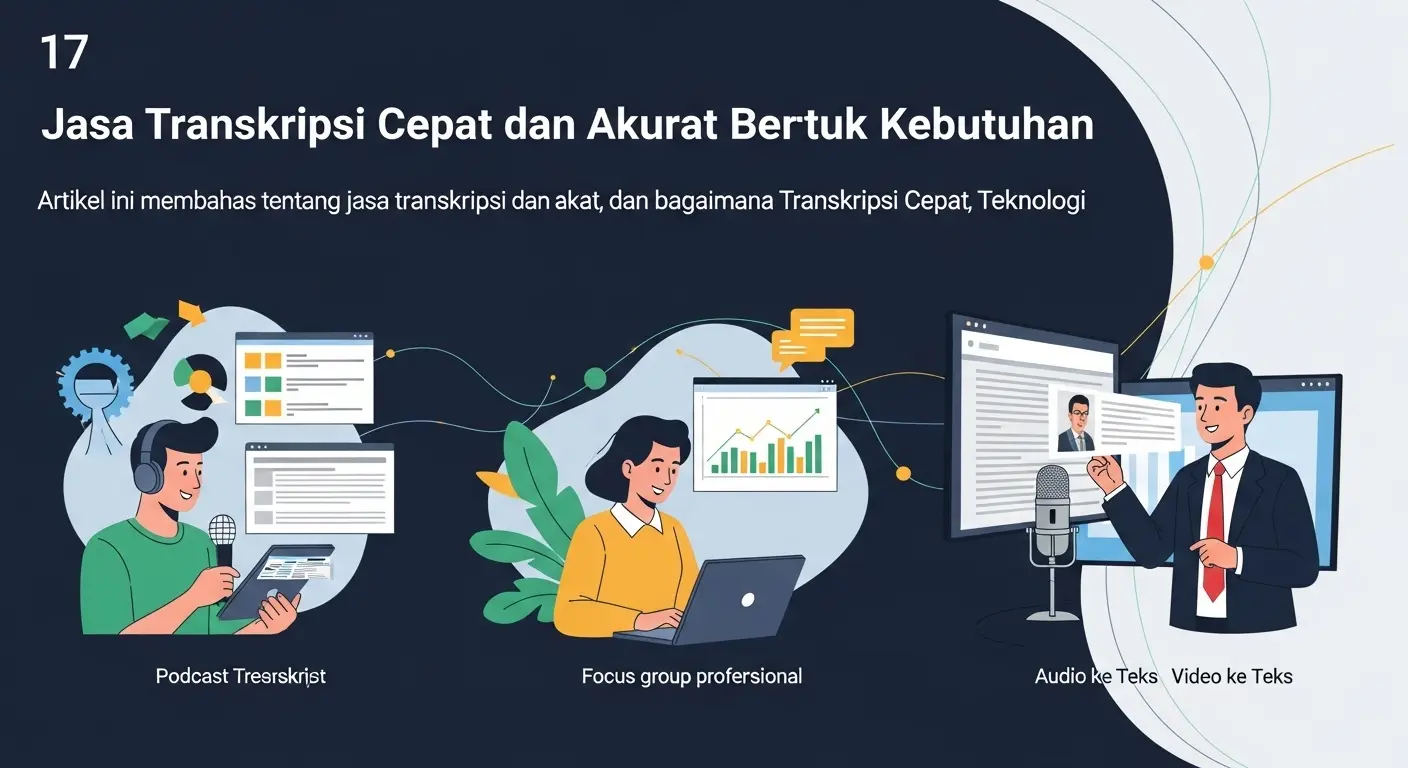 Jasa Transkripsi Cepat dan Akurat untuk Semua Kebutuhan