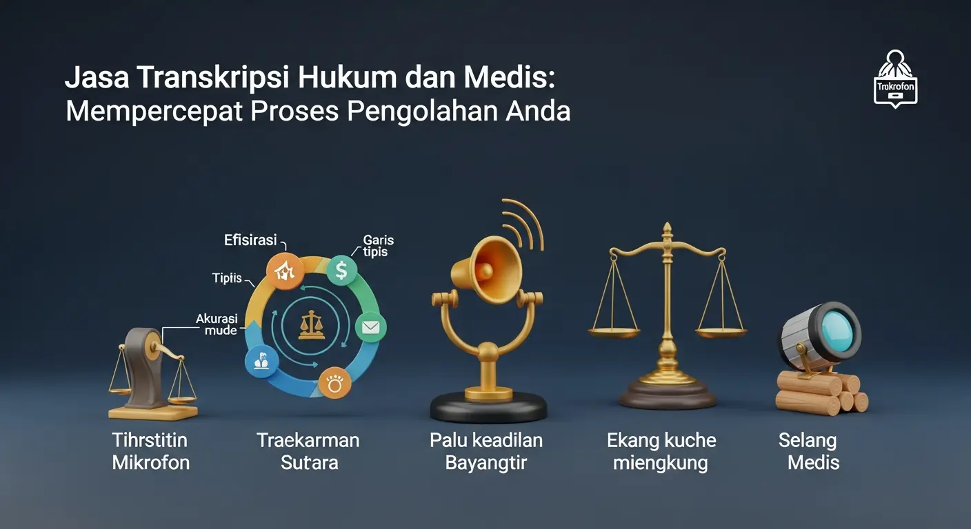 Jasa Transkripsi Hukum dan Medis: Mempercepat Proses Pengolahan Data Anda