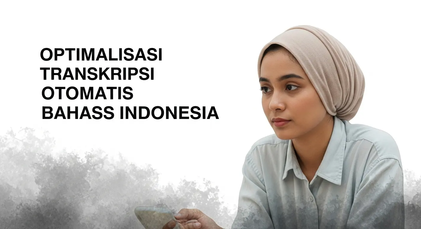 Mengoptimalkan Proses Pembuatan Transkripsi Otomatis Bahasa Indonesia
