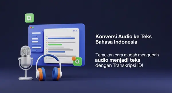 Konversi Audio ke Teks Bahasa Indonesia