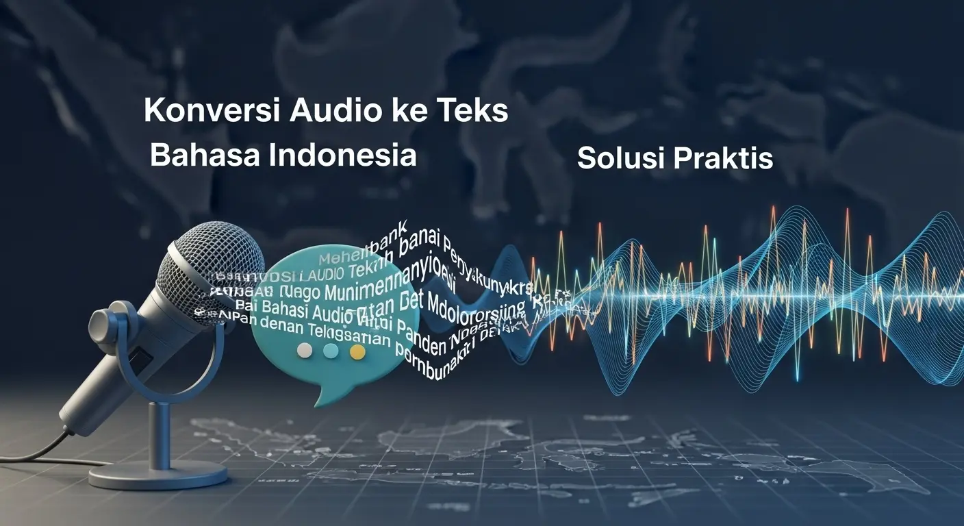 Konversi Audio ke Teks Bahasa Indonesia: Solusi Praktis