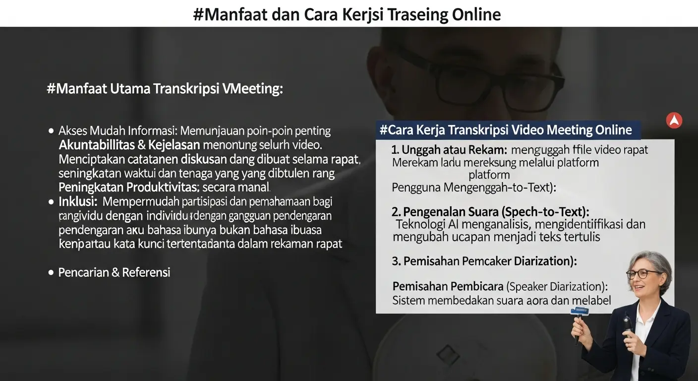 Transkripsi Video Meeting Online: Manfaat dan Cara Kerja