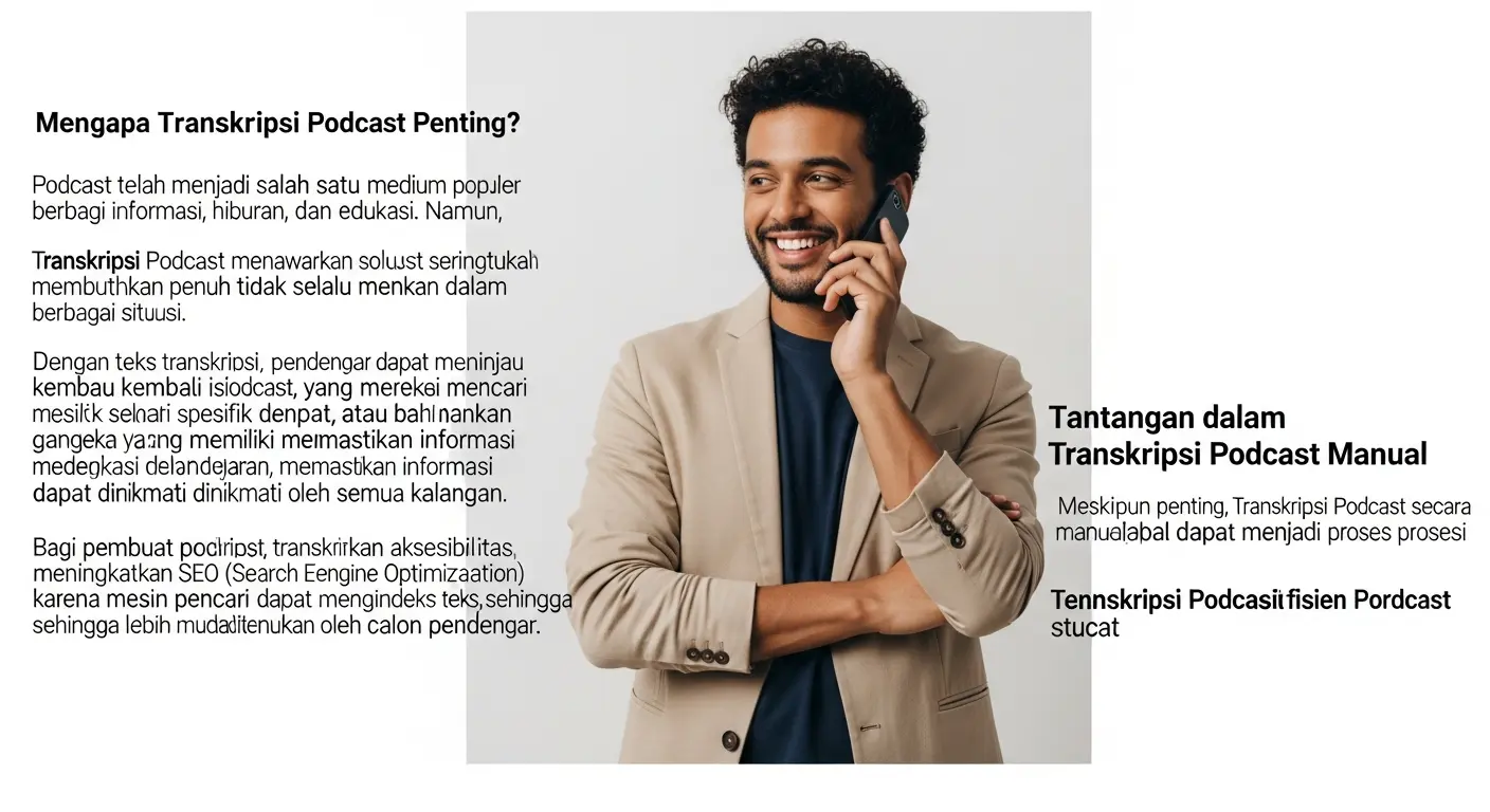 Transkripsi Podcast Indonesia: Solusi Cerdas untuk Mencatat