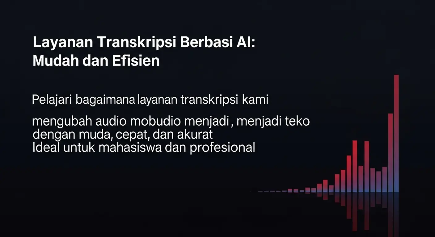 Layanan Transkripsi Berbasis AI: Mudah dan Efisien