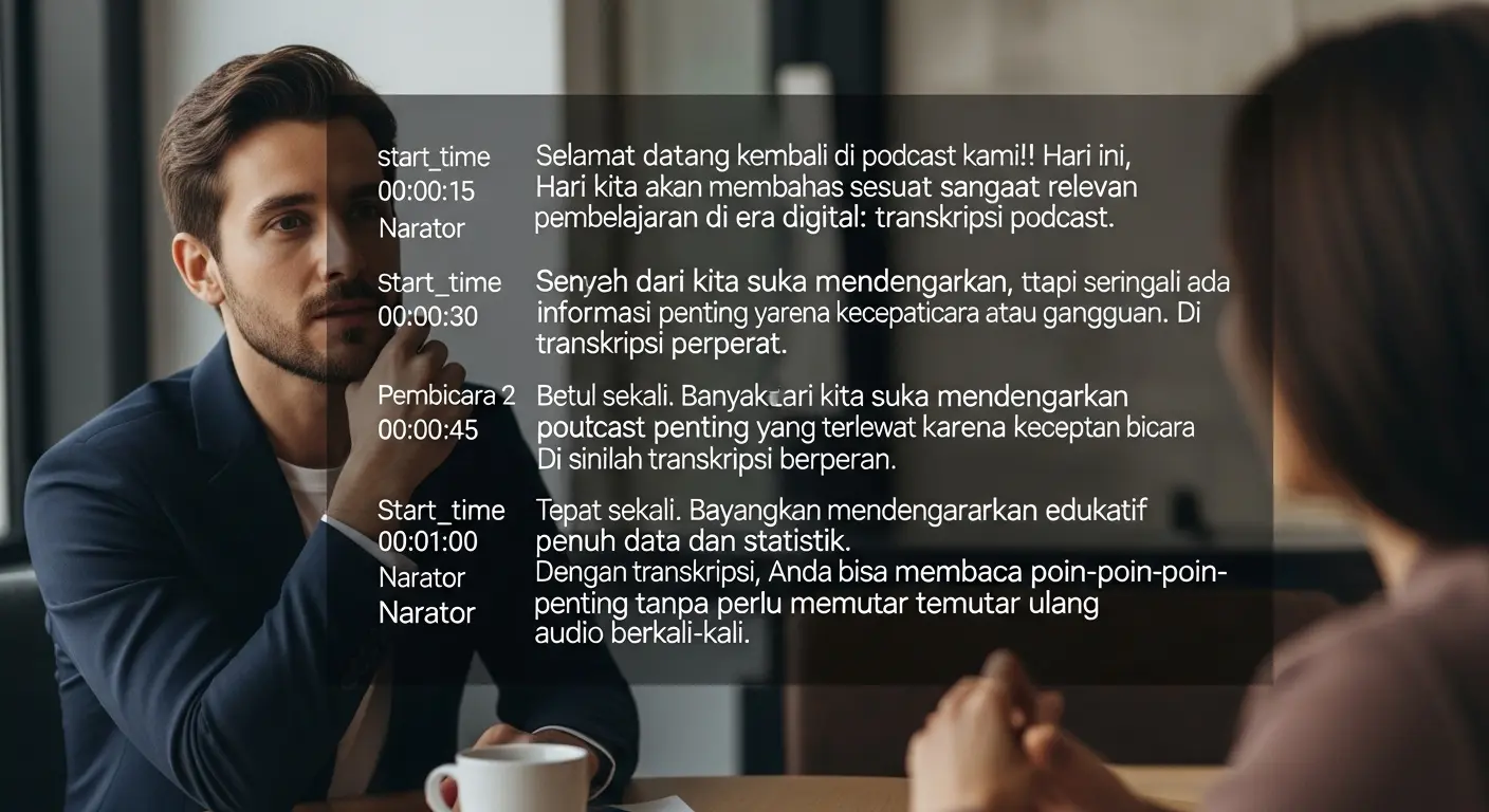 Transkripsi Podcast Indonesia: Memudahkan Proses Belajar Anda
