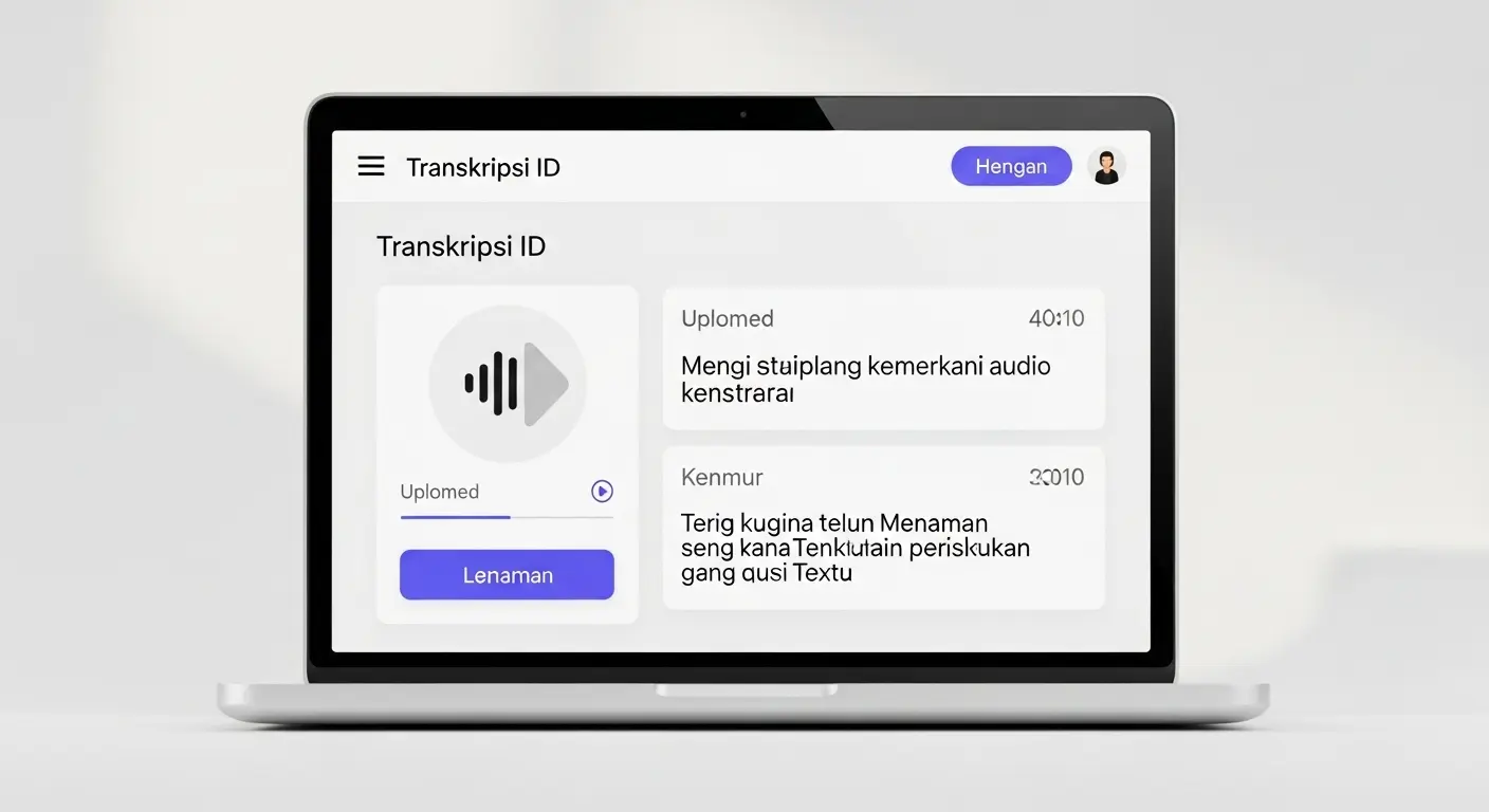 Cara Mudah Upload Audio Jadi Teks Indonesia