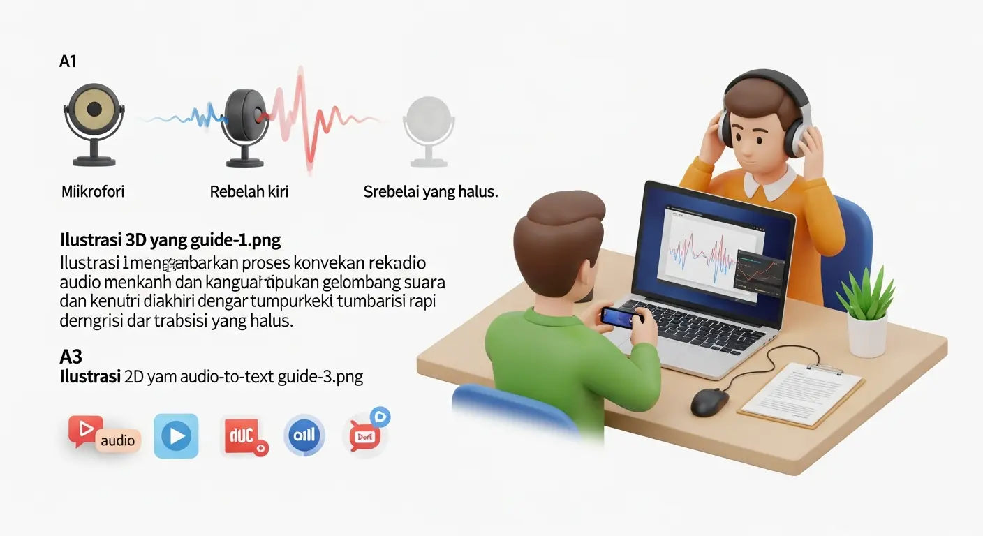 Mengubah Audio Menjadi Teks: Panduan Langkah demi Langkah untuk Konversi Audio ke Teks Bahasa Indonesia
